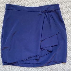 BCBG silk mini skirt